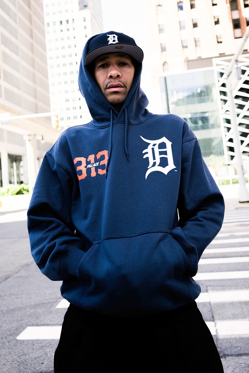 Detroit Tigers mlb Palace Skateboards Collaboration collection Release Info