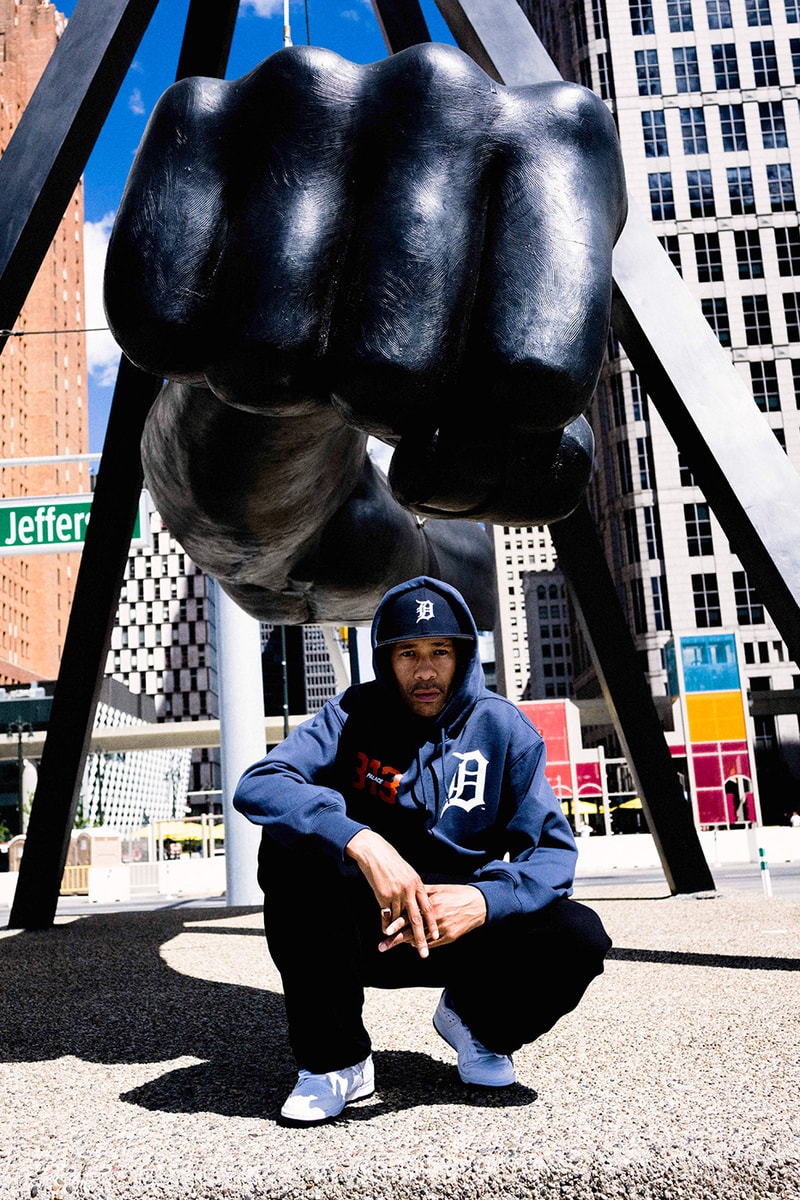 Detroit Tigers mlb Palace Skateboards Collaboration collection Release Info