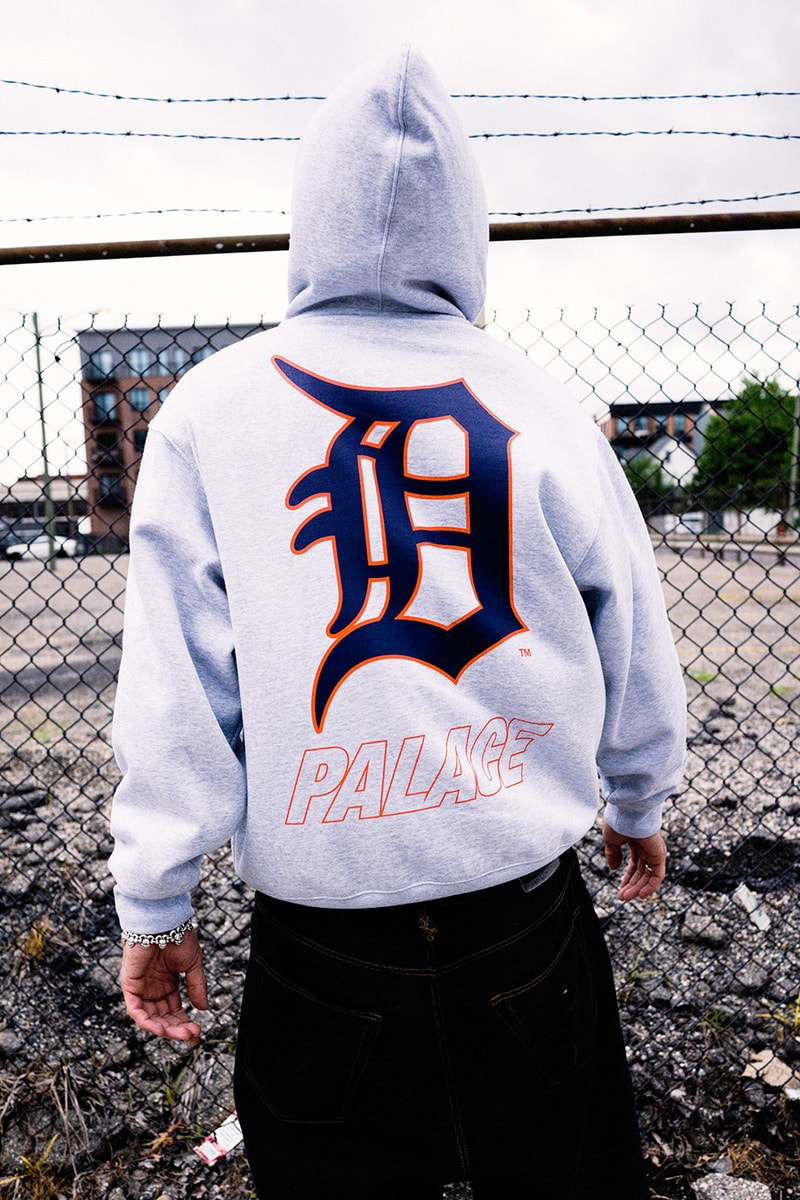 Detroit Tigers mlb Palace Skateboards Collaboration collection Release Info