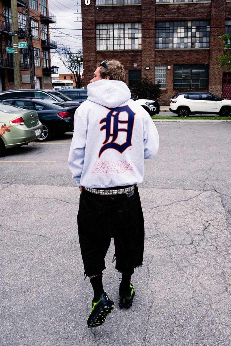 Detroit Tigers mlb Palace Skateboards Collaboration collection Release Info