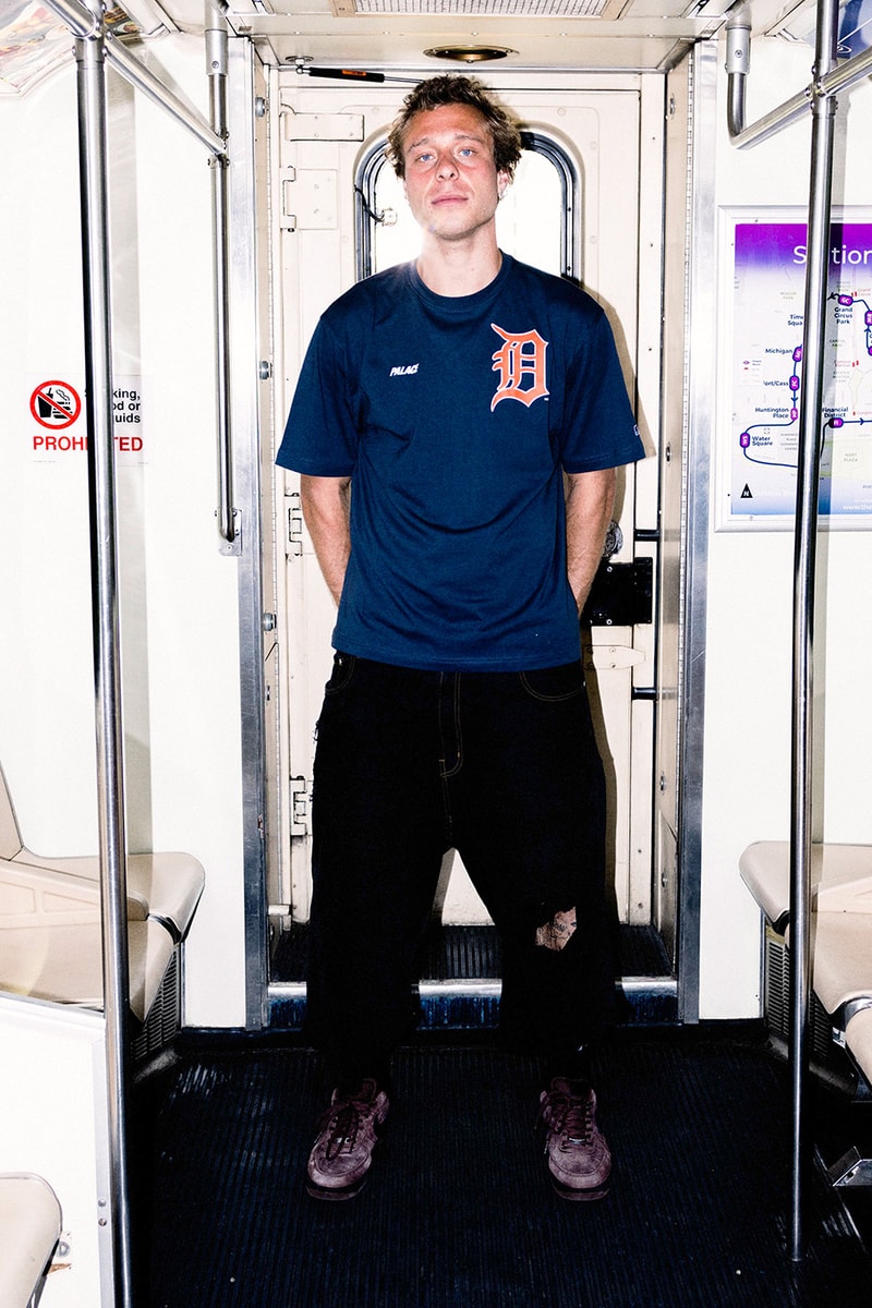 Detroit Tigers mlb Palace Skateboards Collaboration collection Release Info