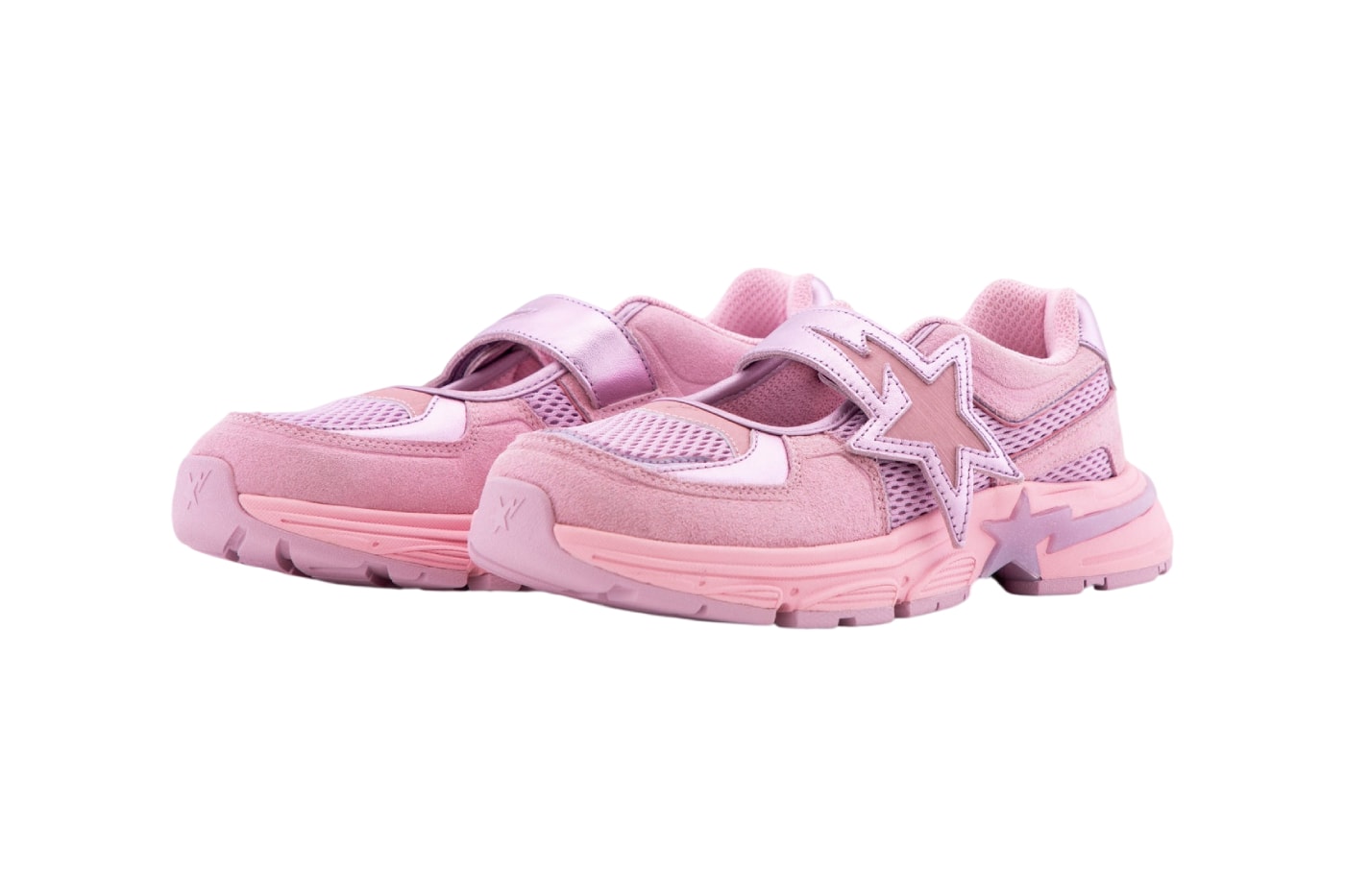 a bathing ape BAPE MARY JANE STA Silver Pink 1M30-291-324 Release Info