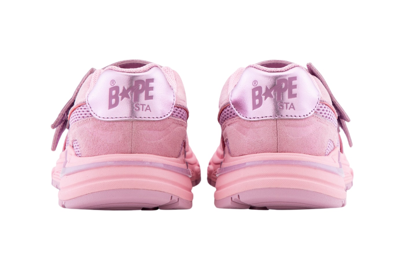 a bathing ape BAPE MARY JANE STA Silver Pink 1M30-291-324 Release Info