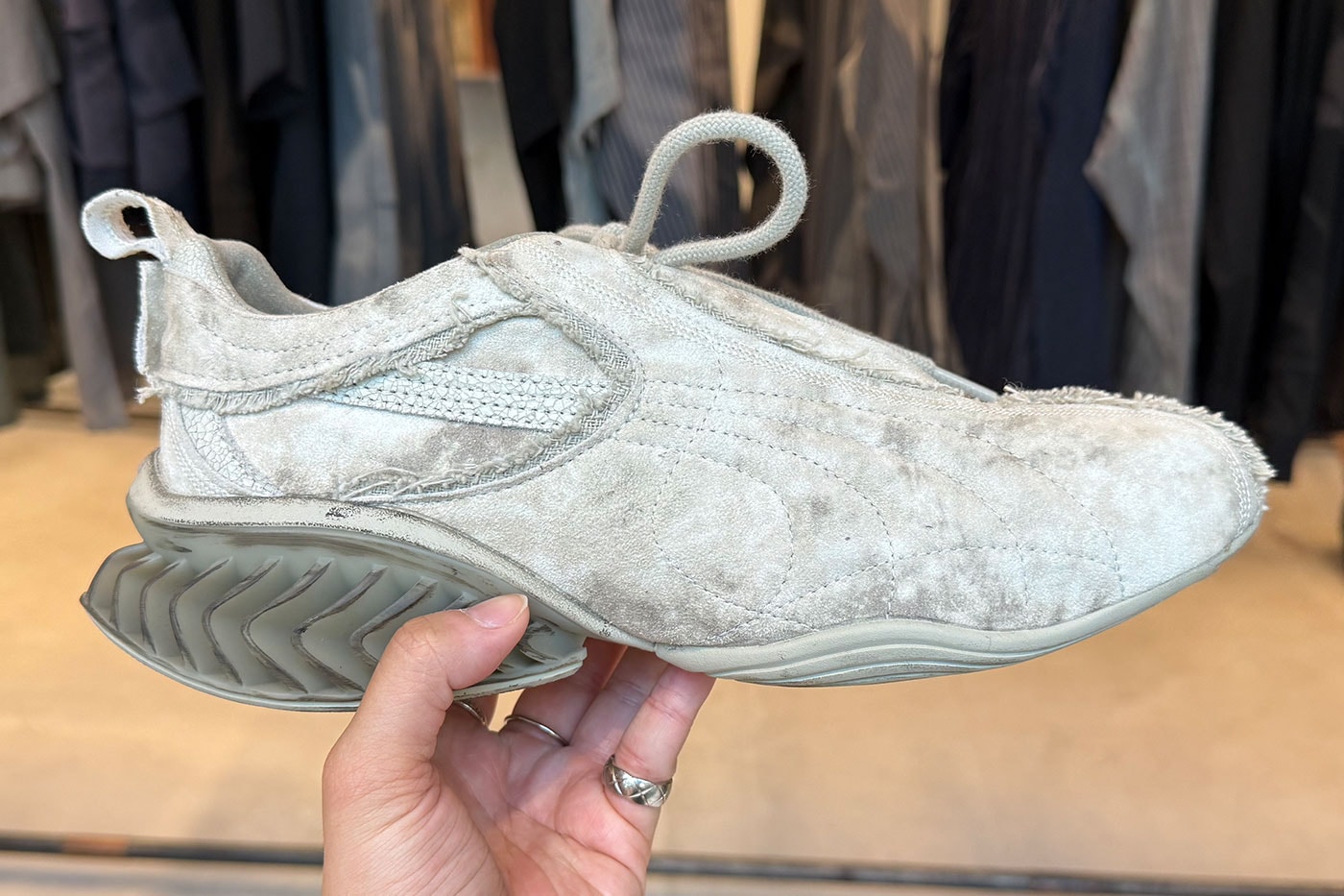 Closer Look at the Upcoming JiyongKim x PUMA CELL GEO 1 paris fashion week ss27 spring summer 2027