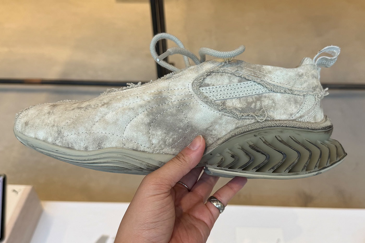 Closer Look at the Upcoming JiyongKim x PUMA CELL GEO 1 paris fashion week ss27 spring summer 2027