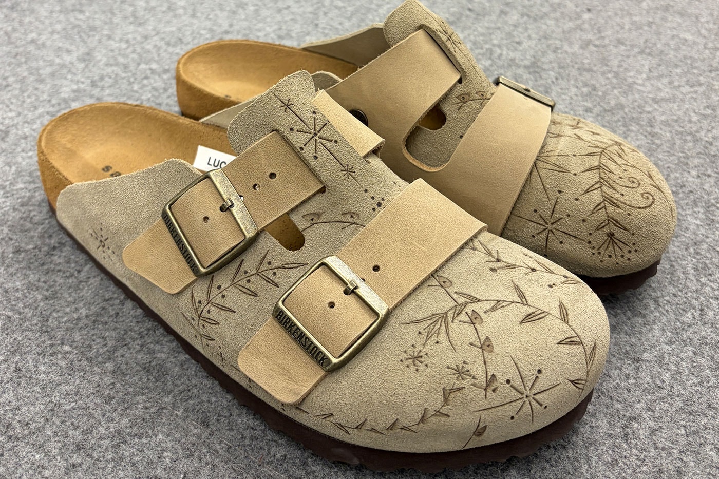 Closer Look at the sacai SS27 Birkenstock Hybrids With Dr. Woo's Fine-Line Ink