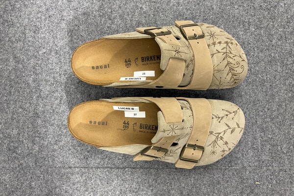 Closer Look at the sacai SS27 Birkenstock Hybrids With Dr. Woo's Fine-Line Ink