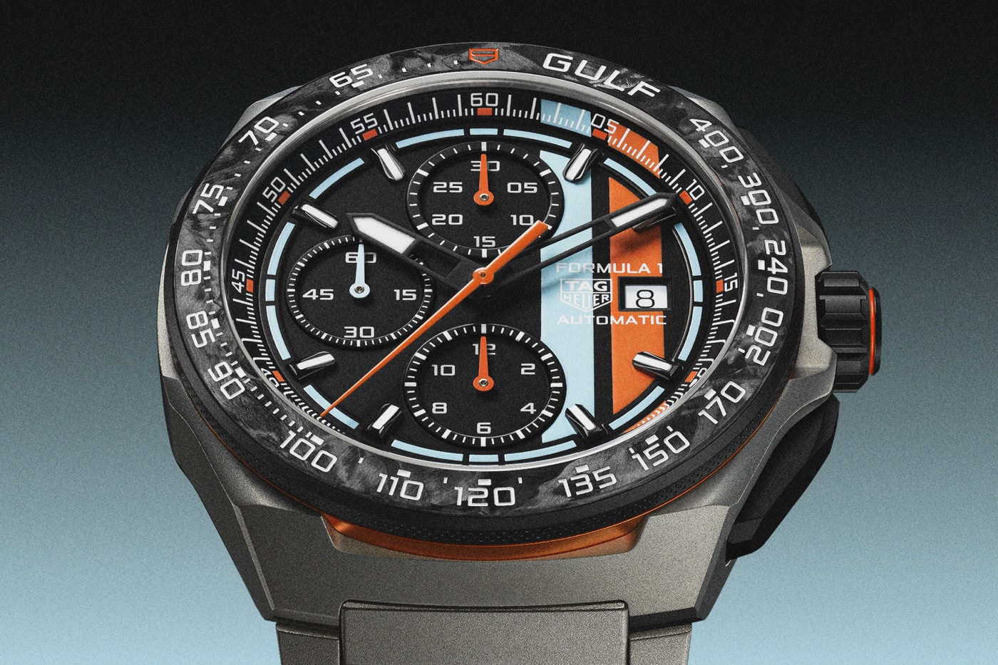 TAG Heuer Formula 1 Automatic Chronograph Gulf CBZ208B.BF0009 Caliber 16 Release Info