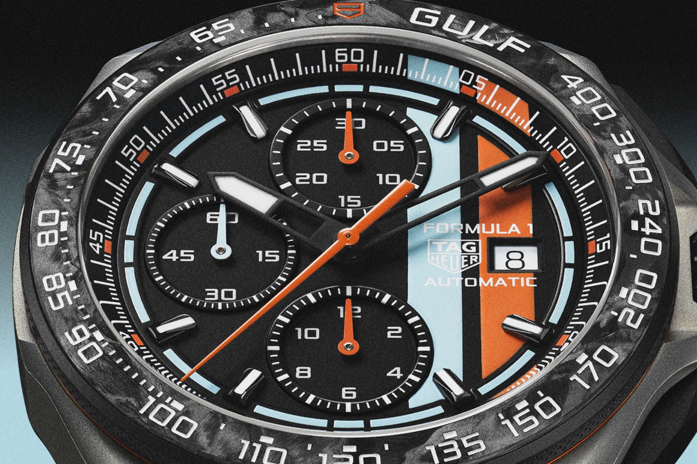 TAG Heuer Formula 1 Automatic Chronograph Gulf CBZ208B.BF0009 Caliber 16 Release Info
