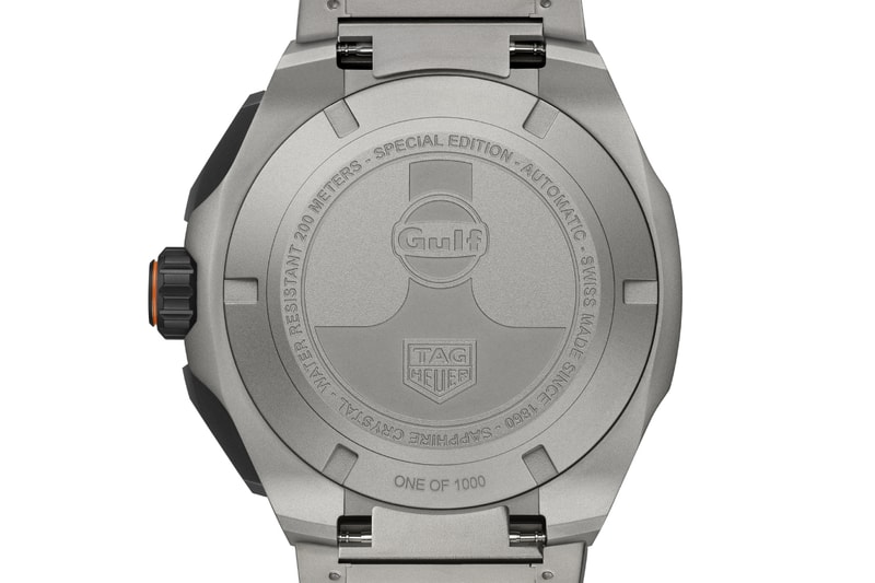 TAG Heuer Formula 1 Automatic Chronograph Gulf CBZ208B.BF0009 Caliber 16 Release Info