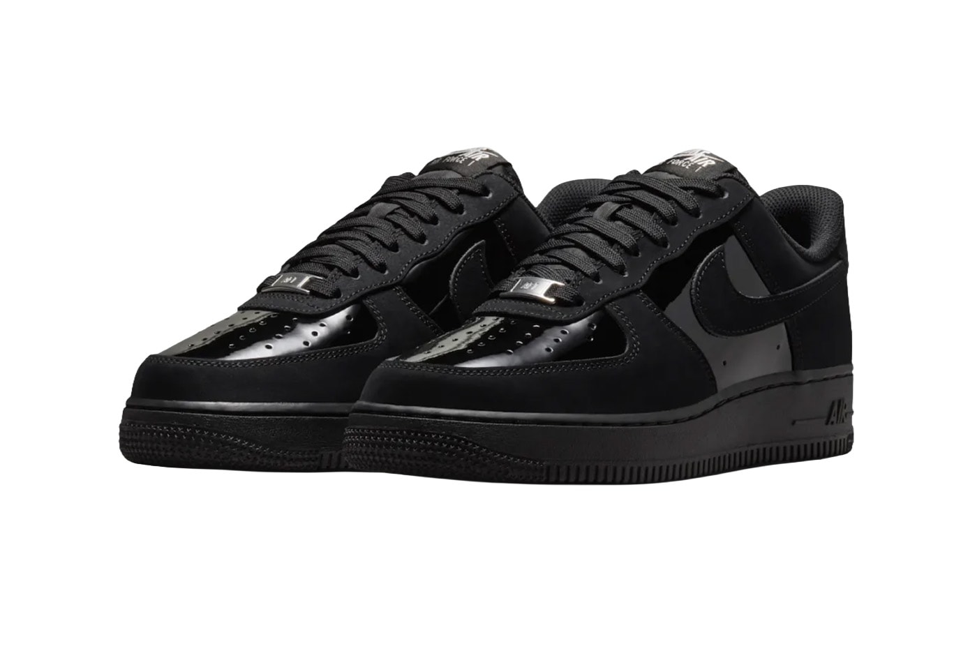 Nike Air Force 1 Low Patent Suede pack red black IV5103-001 IV5103-600 release info