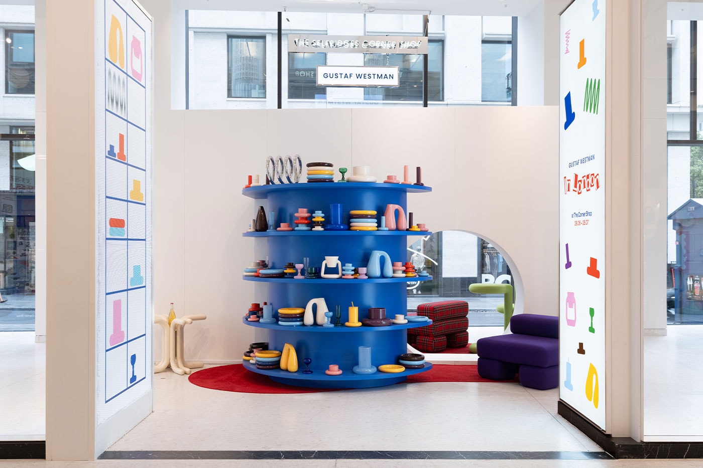 The Gustaf Westman Universe Takes Over Selfridges Corner Shop london uk