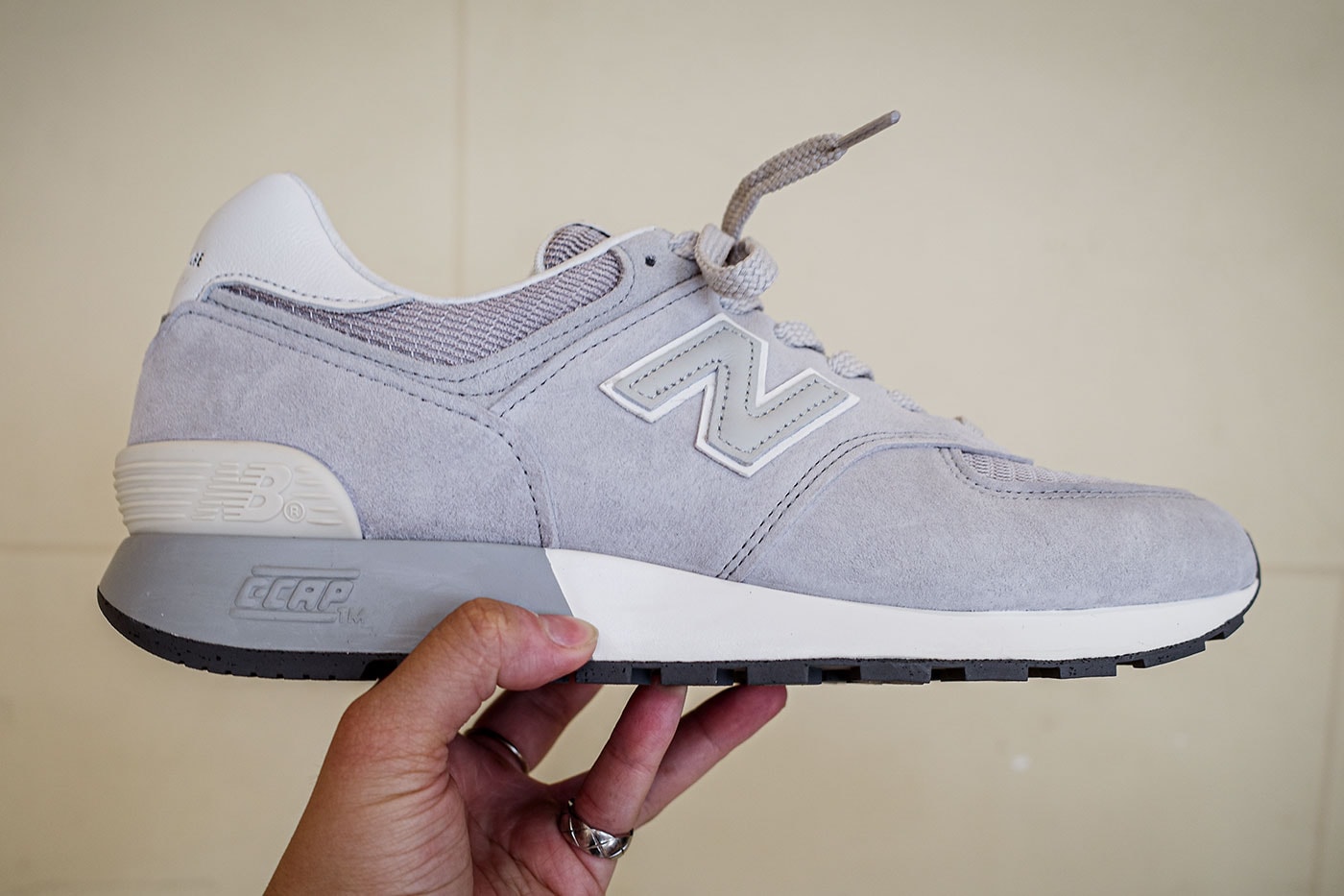 Junya Watanabe MAN x New Balance Revive the "Lost Prototype" 574 exclusive first look paris fashion week ss27 spring summer 2027