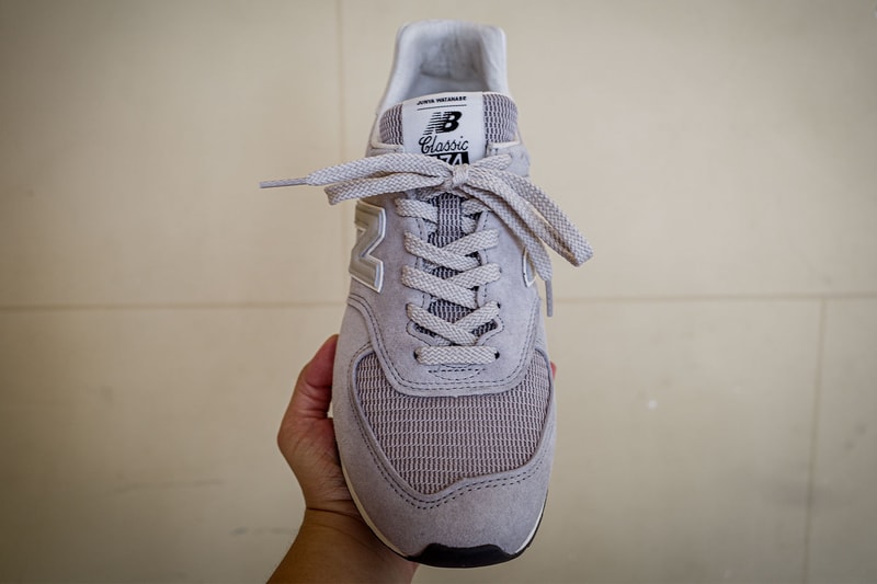 Junya Watanabe MAN x New Balance Revive the "Lost Prototype" 574 exclusive first look paris fashion week ss27 spring summer 2027
