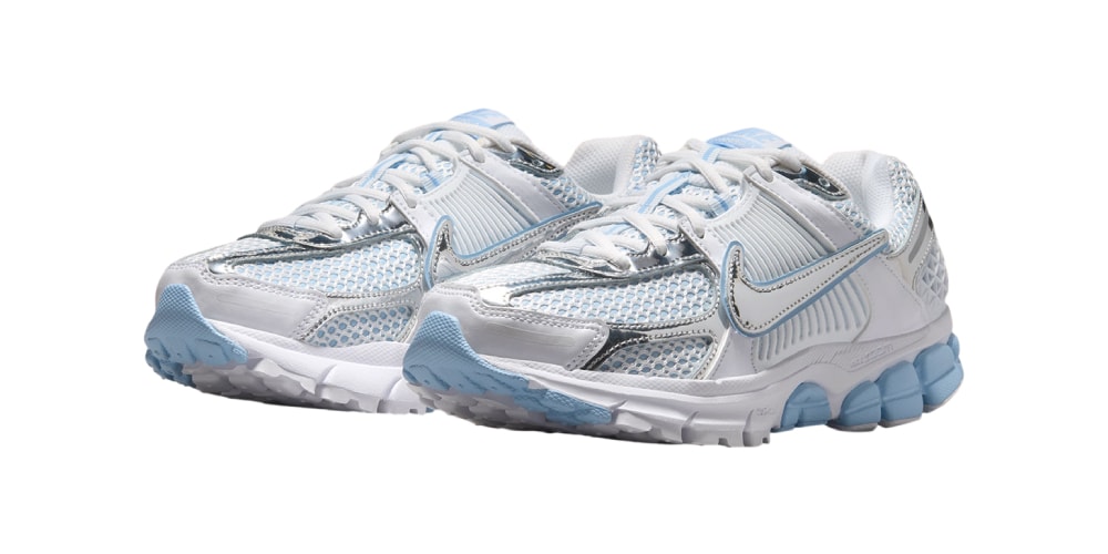 The Nike Zoom Vomero 5 "Aluminum" Stacks Two Swooshes in Metallic Silver