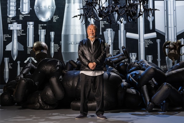 Ai Weiwei Live Performance Manchester Aviva Studios Button Up! Sewing a Button Detention