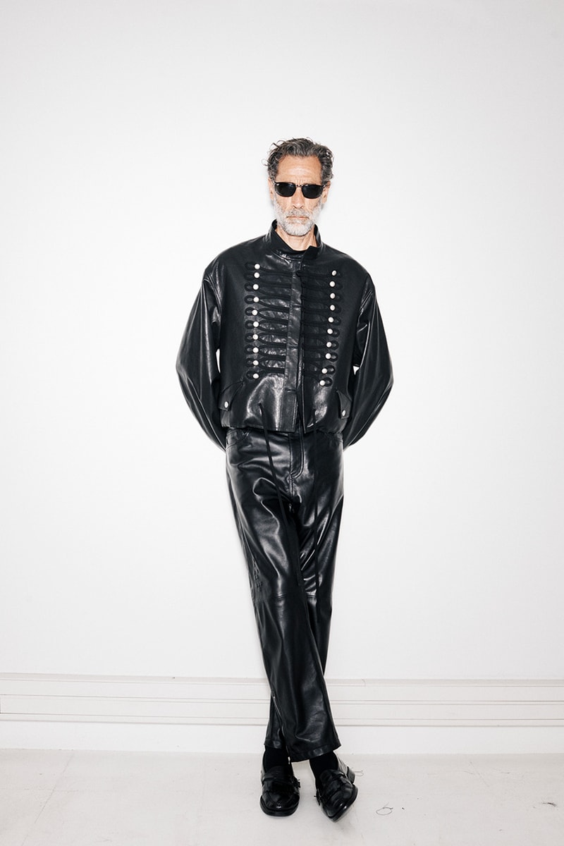 EZR paris fashion week pfw spring summer 2027 ss27 streetwear luxury contemporary design denim leather military biker silver hardware collection range exclusive gunna afterparty 
