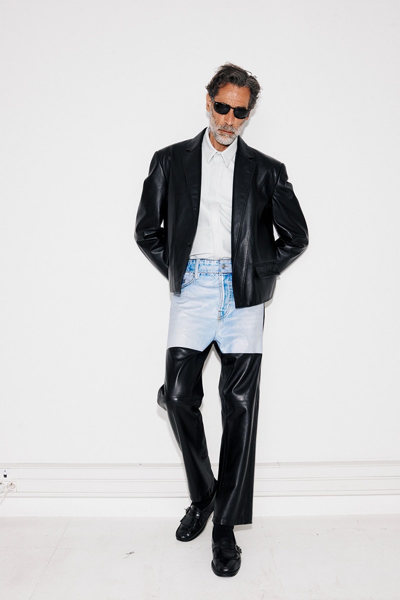 EZR paris fashion week pfw spring summer 2027 ss27 streetwear luxury contemporary design denim leather military biker silver hardware collection range exclusive gunna afterparty 