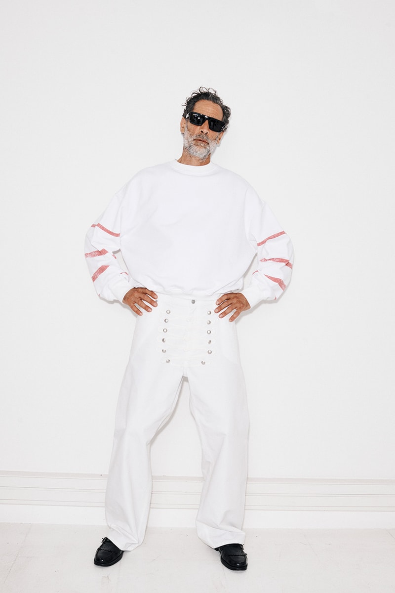 EZR paris fashion week pfw spring summer 2027 ss27 streetwear luxury contemporary design denim leather military biker silver hardware collection range exclusive gunna afterparty 
