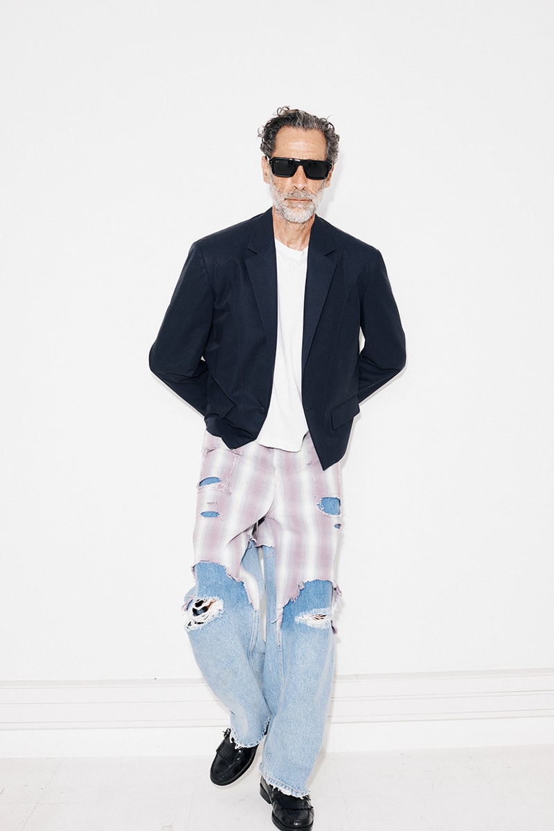 EZR paris fashion week pfw spring summer 2027 ss27 streetwear luxury contemporary design denim leather military biker silver hardware collection range exclusive gunna afterparty 