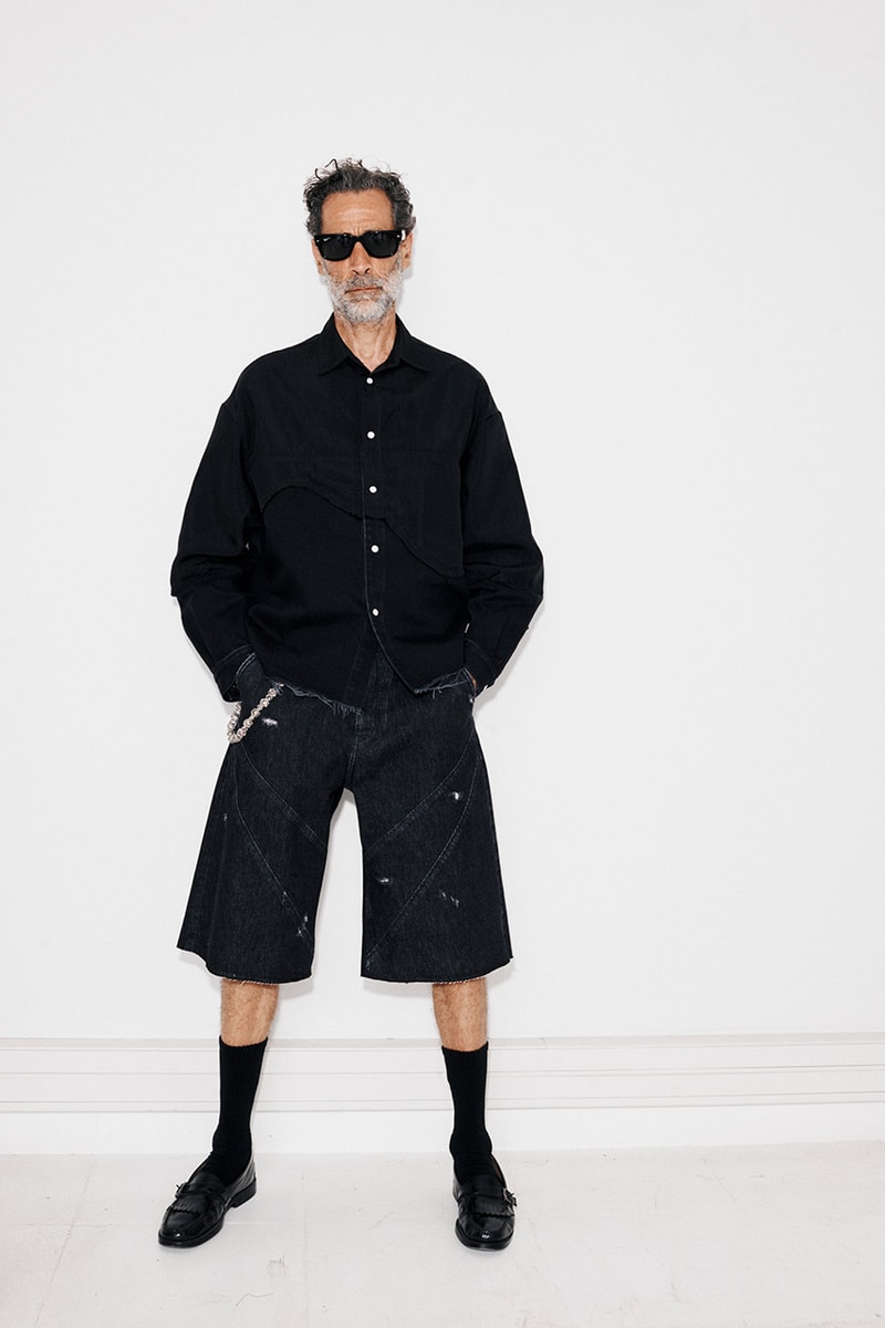 EZR paris fashion week pfw spring summer 2027 ss27 streetwear luxury contemporary design denim leather military biker silver hardware collection range exclusive gunna afterparty 