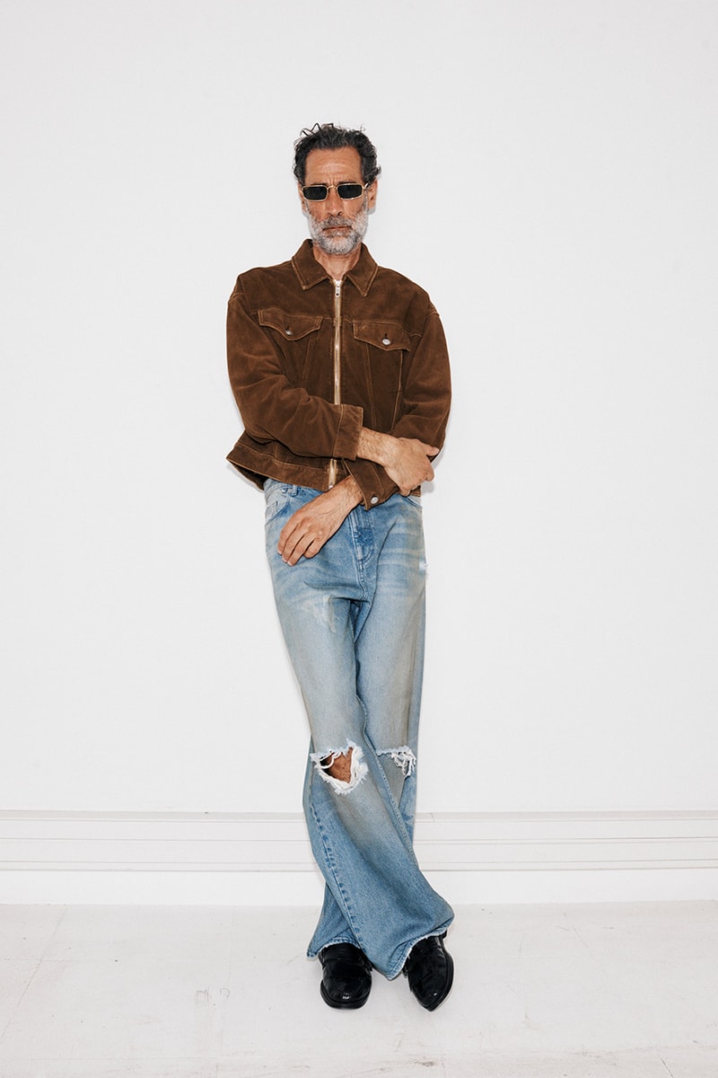 EZR paris fashion week pfw spring summer 2027 ss27 streetwear luxury contemporary design denim leather military biker silver hardware collection range exclusive gunna afterparty 