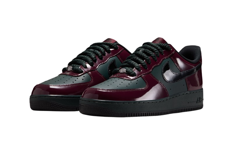 Nike Air Force 1 Low Patent Leather Beef and Broccoli IX4088-352 Official Images