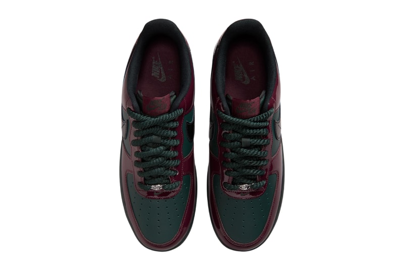 Nike Air Force 1 Low Patent Leather Beef and Broccoli IX4088-352 Official Images