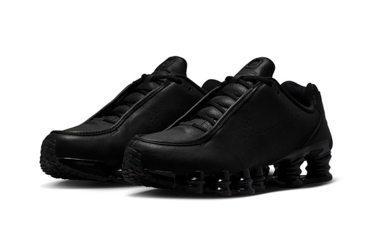 Nike Reworks the Shox TL in Black Leather as the Silhouette's Fashion Rehabilitation Deepens