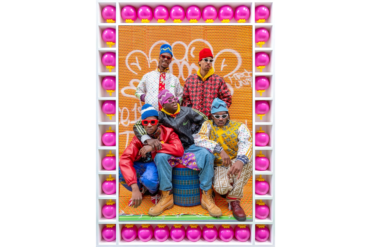 Hassan Hajjaj My London Rockstars Sotheby's Story Cafe Exhibition Art Artworks Motherlan Slawn Clint419 Jorja Smith Central Cee