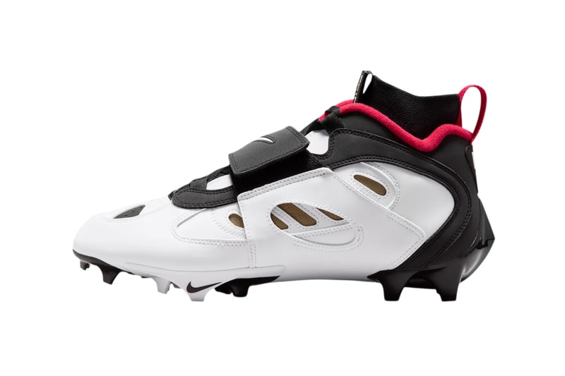 Nike Diamond Turf 2 Cleat “49ers” Black/Prime Red-Metallic Gold-White IF4807-002 Deion Sanders Release Info