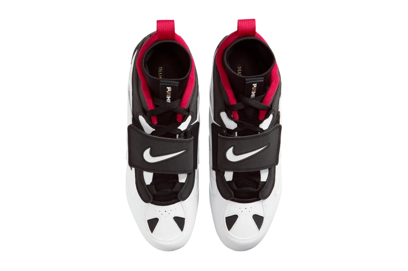 Nike Diamond Turf 2 Cleat “49ers” Black/Prime Red-Metallic Gold-White IF4807-002 Deion Sanders Release Info