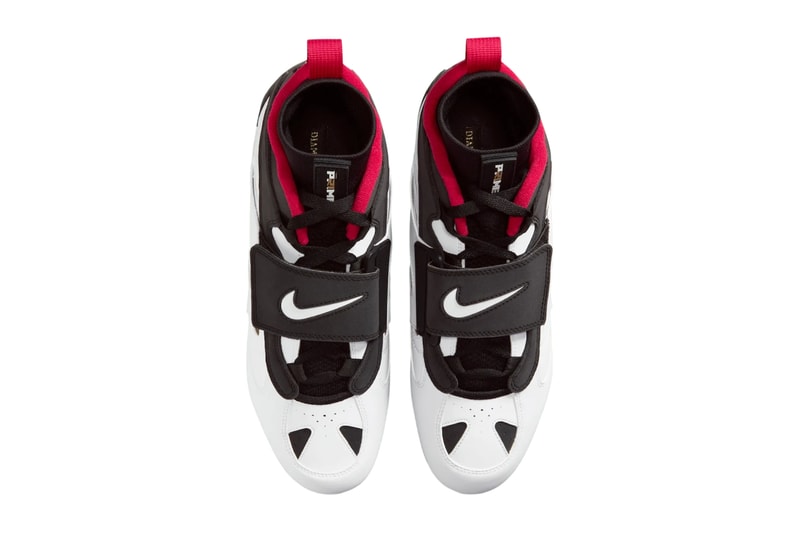 Nike Diamond Turf 2 Cleat “49ers” Black/Prime Red-Metallic Gold-White IF4807-002 Deion Sanders Release Info
