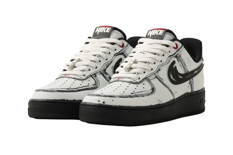 Nike Air Force 1 Low “Ghostface” Summit White/Metallic Silver-Black-Gym Red-Metallic Cool Grey IV6350-121 Official Images ‘Scream’