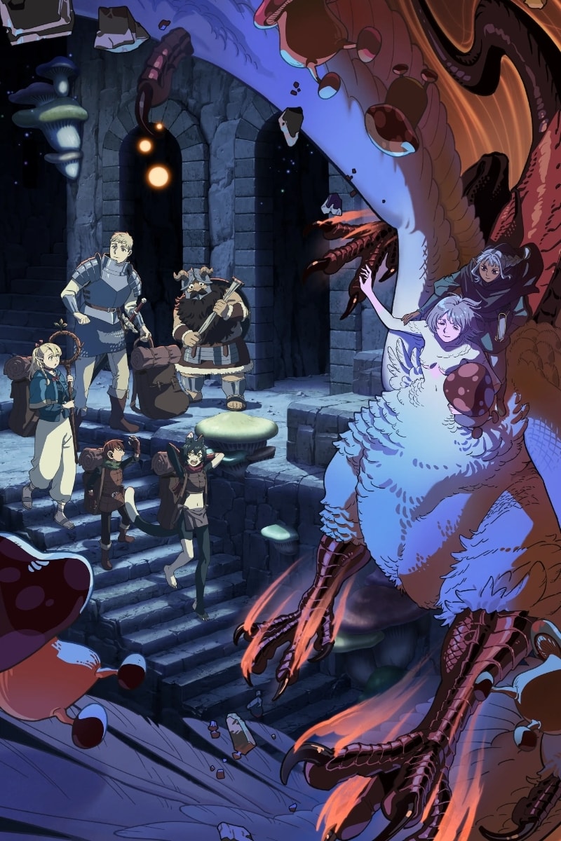 'Delicious in Dungeon' Dungeon Meshi Season 2 Anime Netflix October 2027 Release Studio Trigger Ryoko Kui