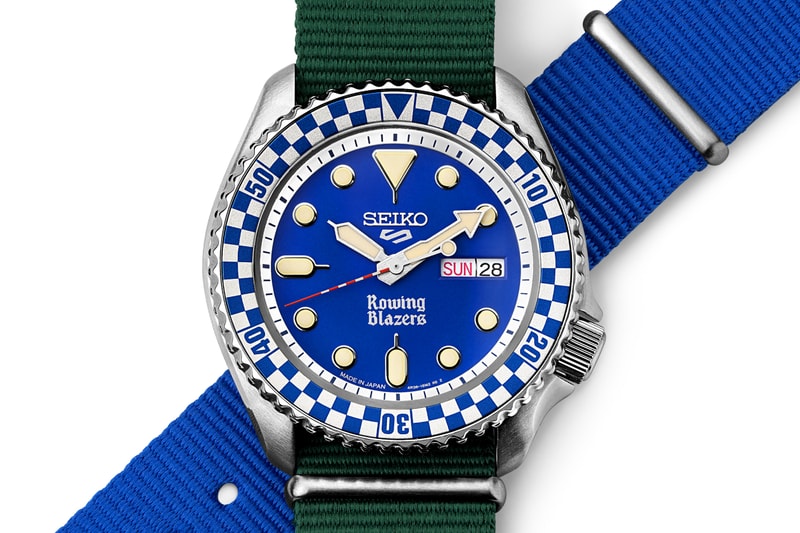 Rowing Blazers Wind Vintage Seiko 38mm 42mm rally diver Collaboration Release Info