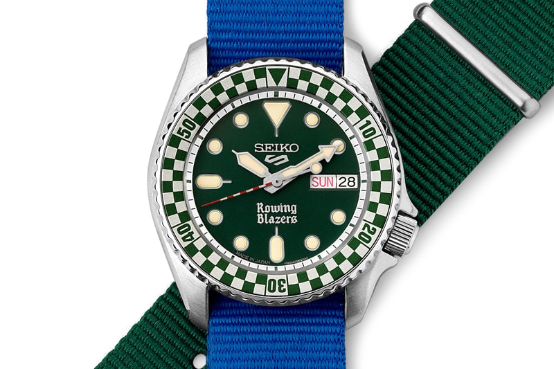 Rowing Blazers Wind Vintage Seiko 38mm 42mm rally diver Collaboration Release Info