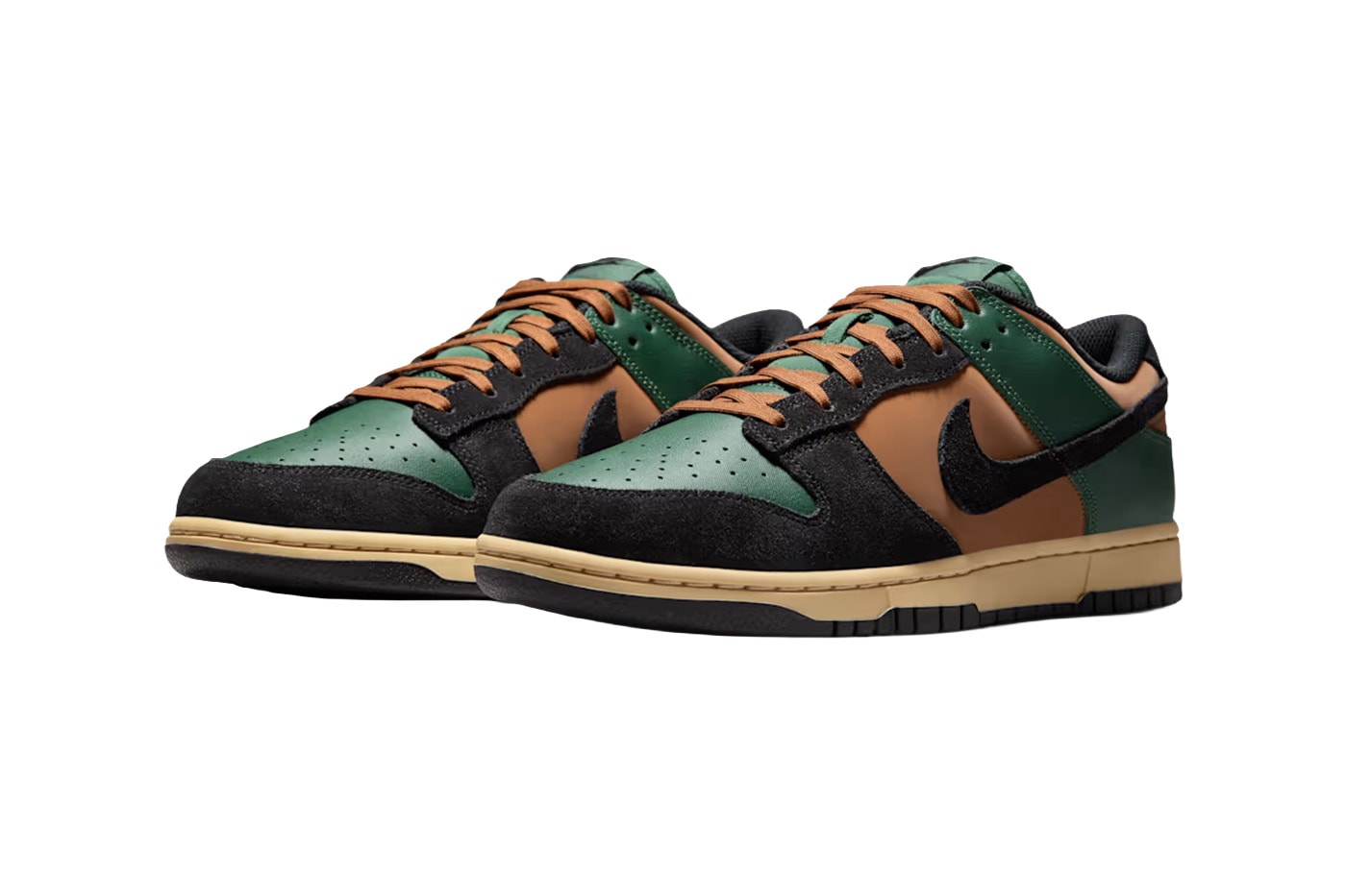 Nike Dunk Low “Beef & Broccoli” Fir/Light British Tan/Sesame/Black IM4414-300 Release info