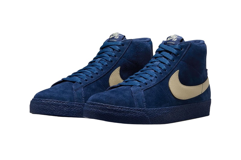 Nike SB Blazer Mid Coastal Blue/Coastal Blue/Pale Yellow IO0667-400 Release Info