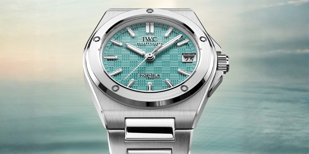 The IWC Ingenieur Automatic 35 Pool Blue Brings Summer Vibes