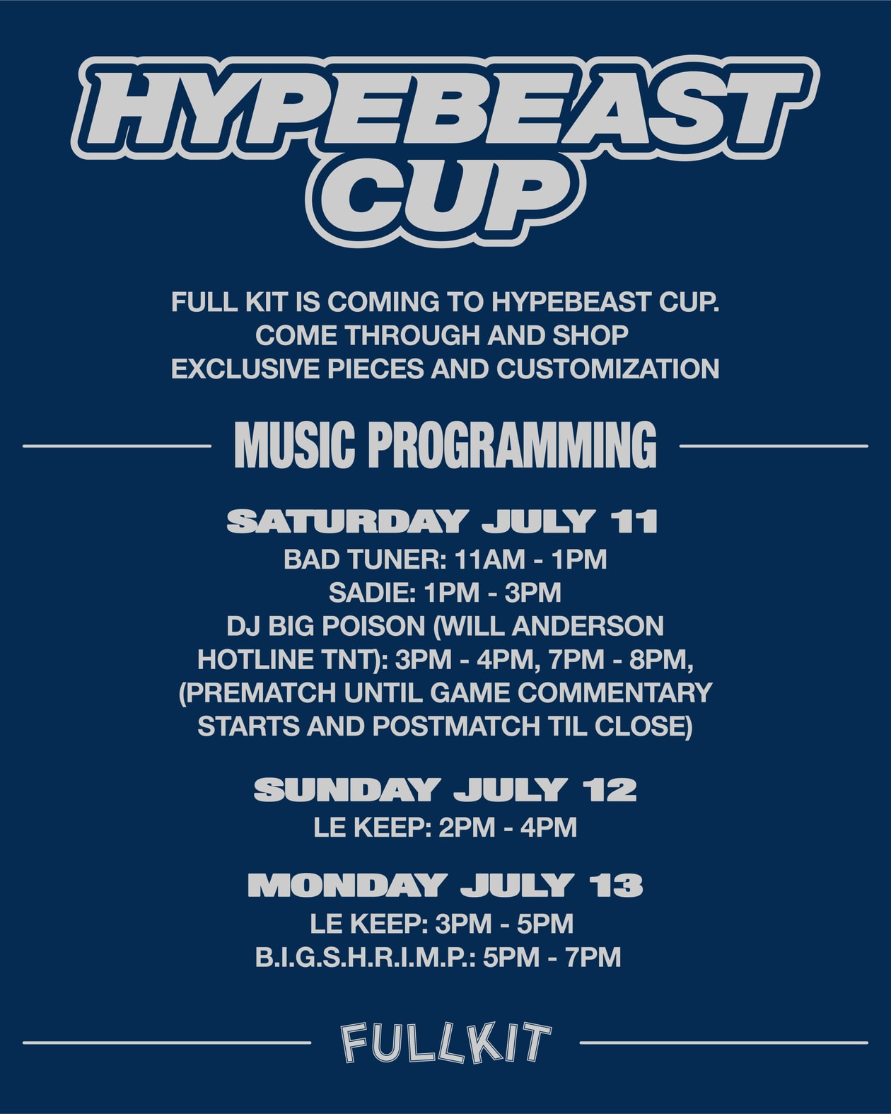Inside Hypebeast Cup New York's Football Clubhouse