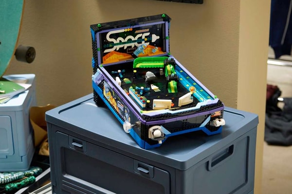 LEGO's "Arcade Pinball Machine" Translates 2,274 Bricks Into a Functional Retro Tabletop