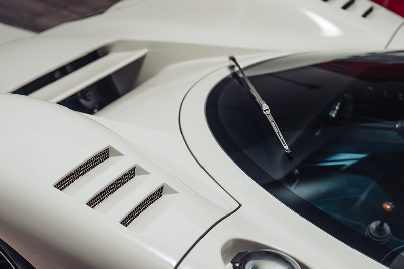 McLaren M6GT one-off recreation by McLaren Special Operations in Colnbrook White with green interior at Goodwood Festival of Speed