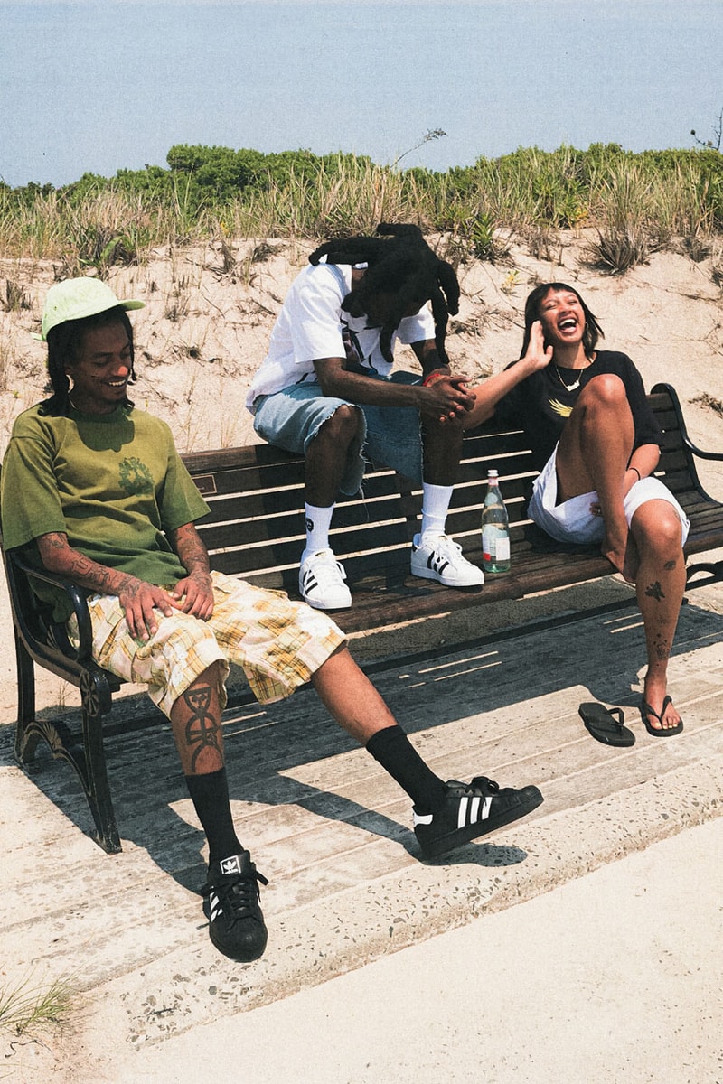 The 10k Rappers Hit the Beach in Denim Tears' New Collection niontay anysia kym sideshow release info tremaine emory summer 2026 lookbook act iii mike nyc brooklyn