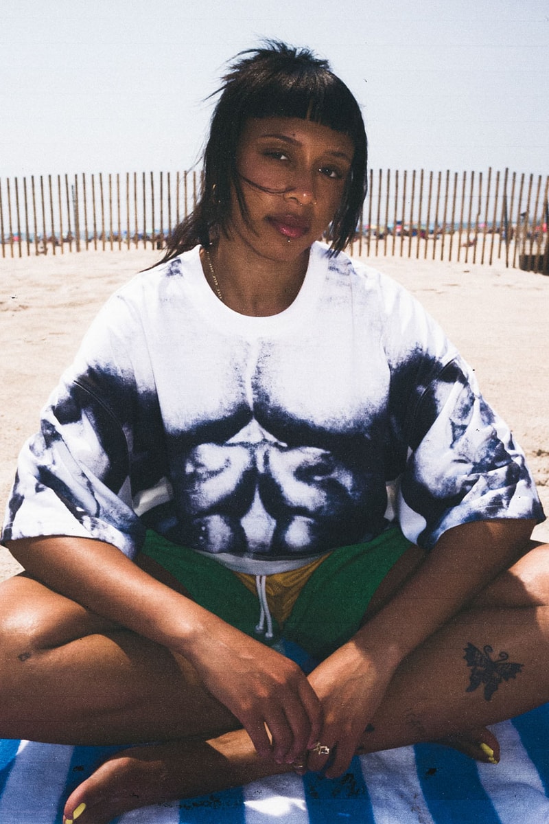 The 10k Rappers Hit the Beach in Denim Tears' New Collection niontay anysia kym sideshow release info tremaine emory summer 2026 lookbook act iii mike nyc brooklyn