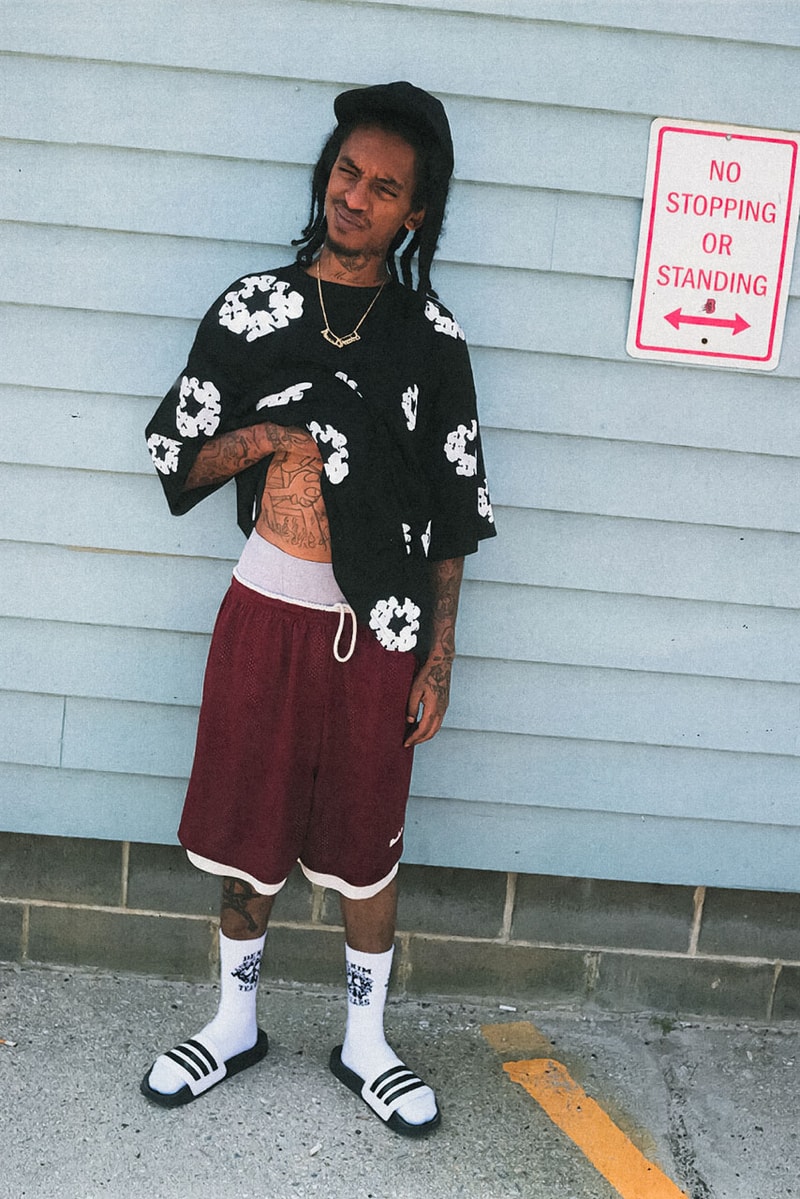 The 10k Rappers Hit the Beach in Denim Tears' New Collection niontay anysia kym sideshow release info tremaine emory summer 2026 lookbook act iii mike nyc brooklyn