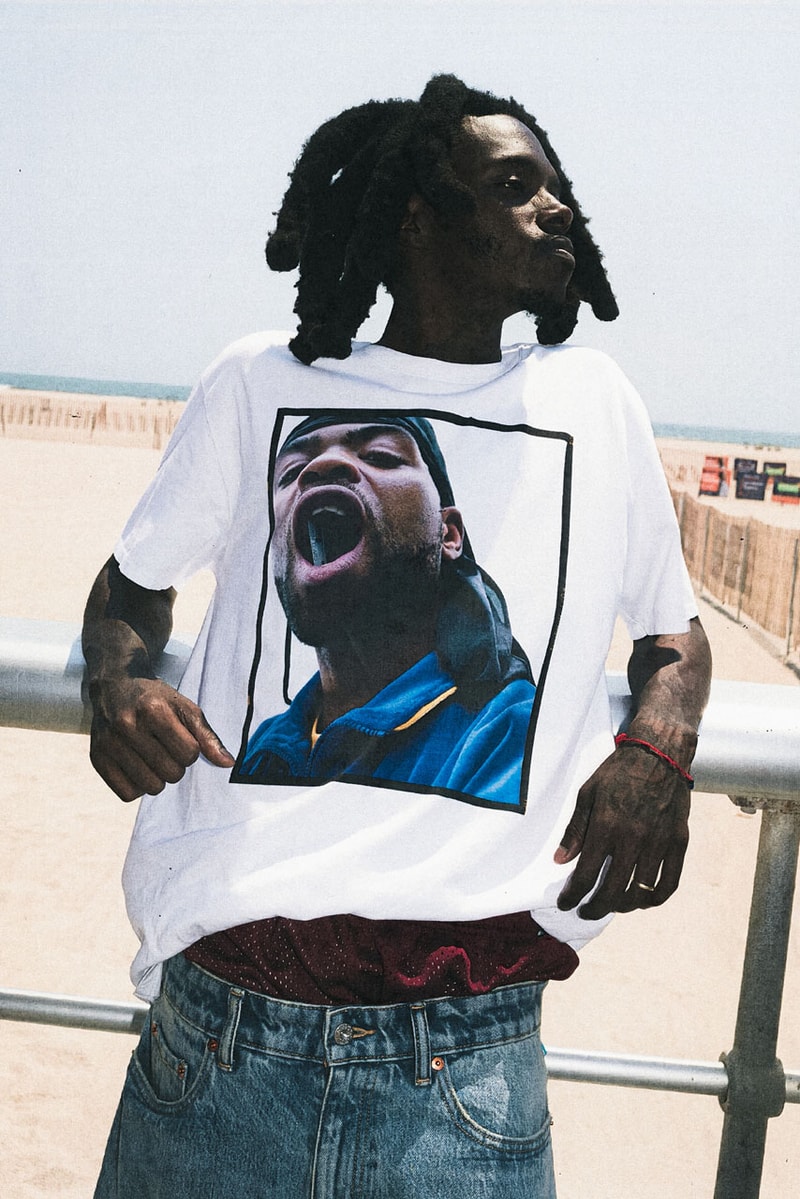 The 10k Rappers Hit the Beach in Denim Tears' New Collection niontay anysia kym sideshow release info tremaine emory summer 2026 lookbook act iii mike nyc brooklyn