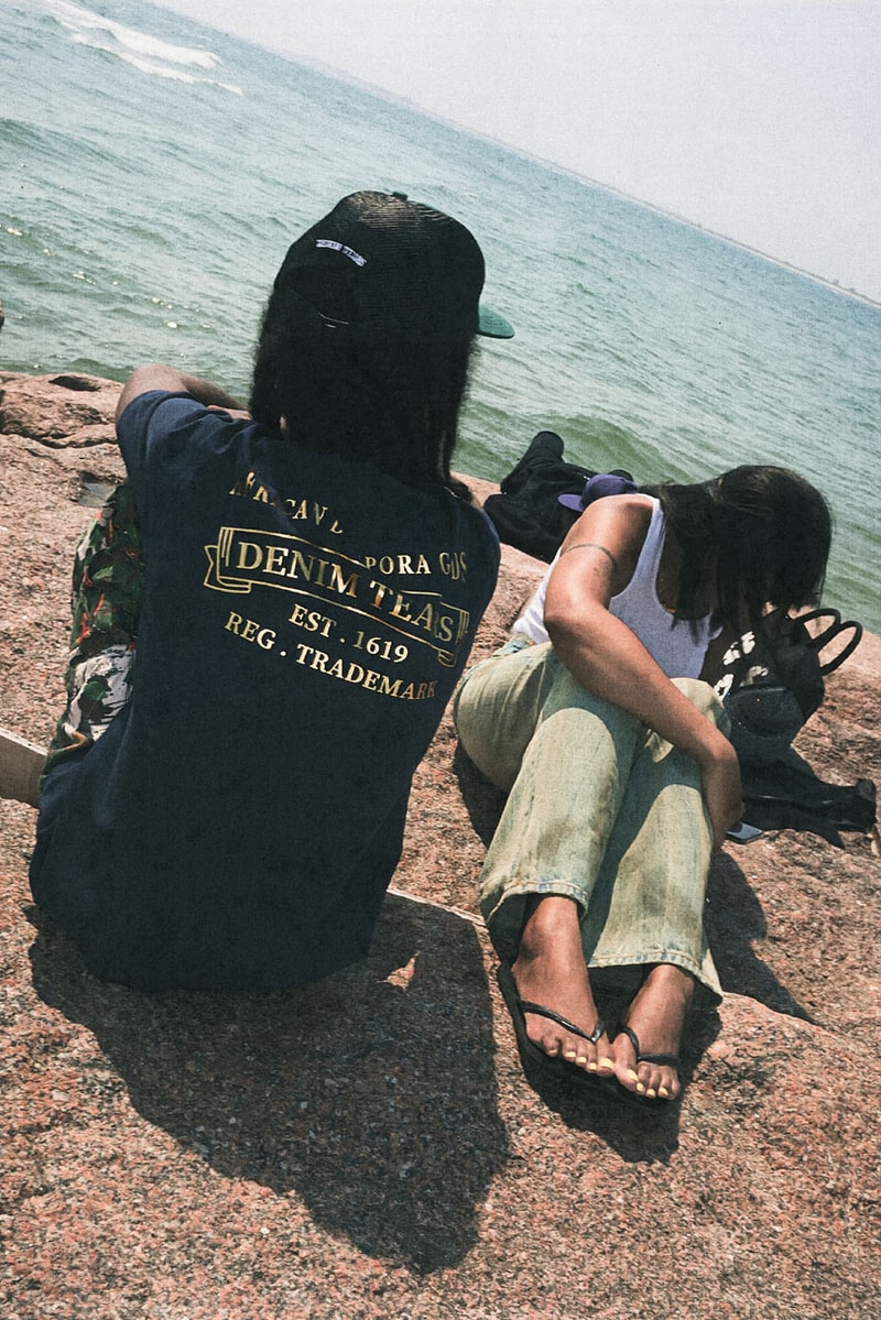 The 10k Rappers Hit the Beach in Denim Tears' New Collection niontay anysia kym sideshow release info tremaine emory summer 2026 lookbook act iii mike nyc brooklyn
