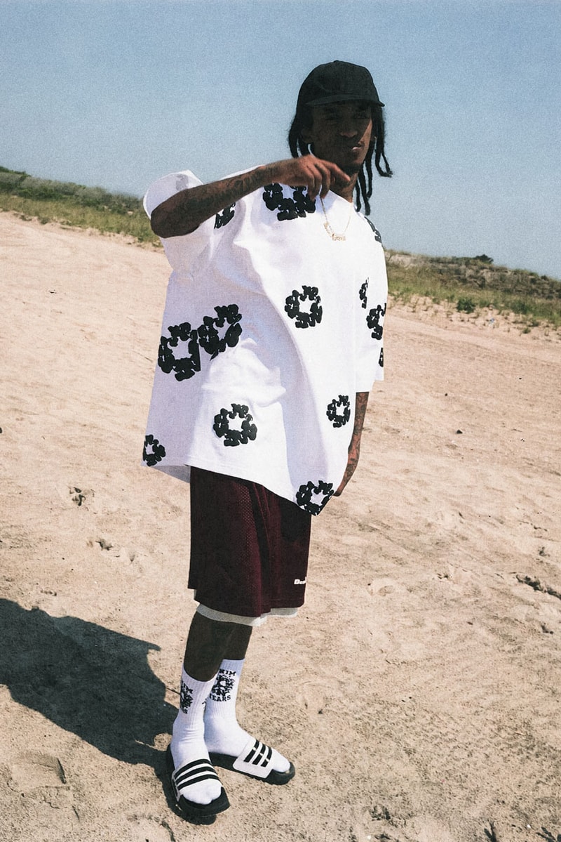 The 10k Rappers Hit the Beach in Denim Tears' New Collection niontay anysia kym sideshow release info tremaine emory summer 2026 lookbook act iii mike nyc brooklyn