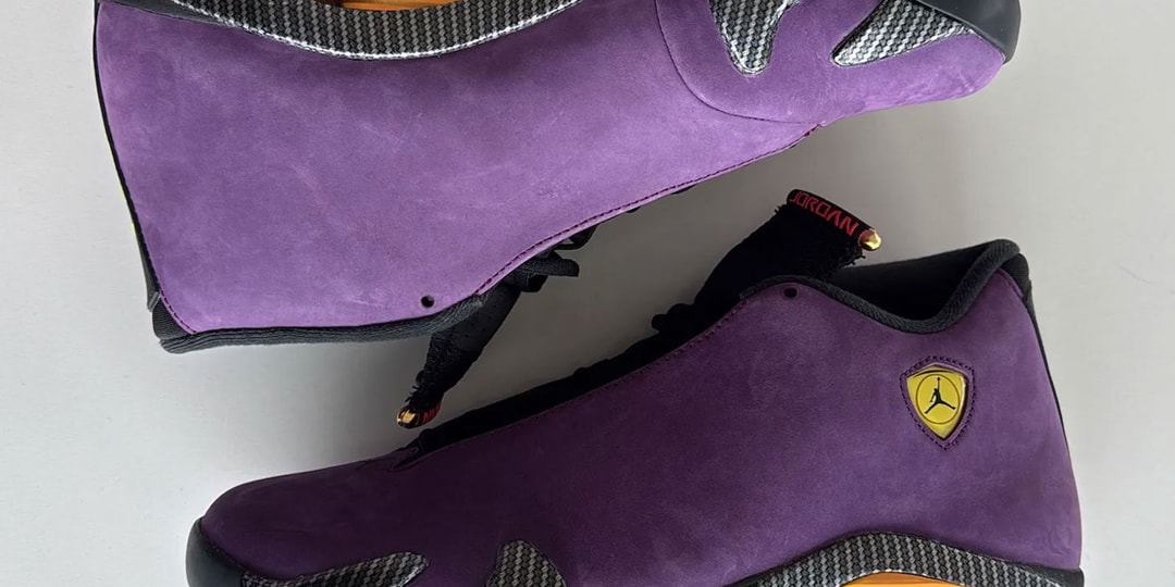 Nigel Sylvester Reveals the Air Jordan 14 "Purple Ferrari" WNBA PE